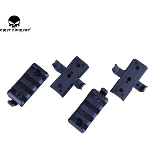 EMERSONGEAR FAST Helmet Plastic Mount Set Tactical Helmet Accessories Rail Clamp Rack Black DE EM5669