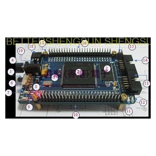 EP2C8,EP2C8Q208C8N,NIOS II FPGA/CPLD Core board of board