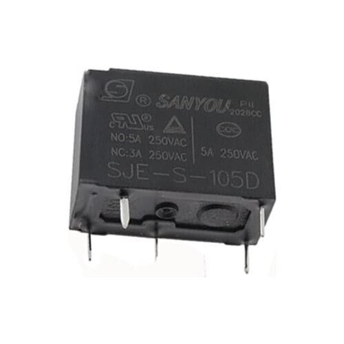 HOT NEW 5V relay SJE-S-105D SJE S 105D SJES105D One assembly for 5VDC DC5V 5V 3A 5PIN