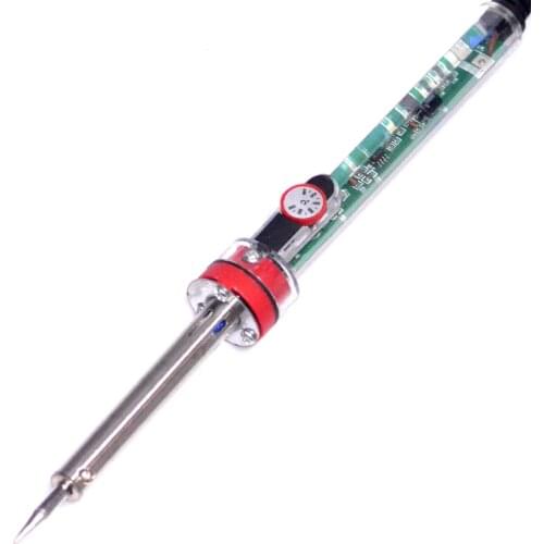 Hot sale EU 2 round Plug Temperature Adjustable Electric Soldering Iron AC 220-240V 60w in stock