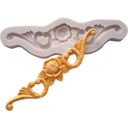 Totem Lace Flower Silicone Mold Fondant Mould Cake Decorating Tools Chocolate Gumpaste Mold, Sugarcraft, Kitchen Accessories