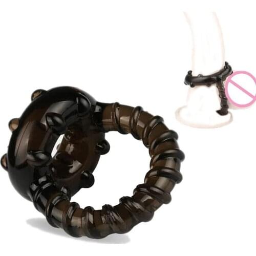 Scrotum Bondage Ball Stretcher Lock Semen Delay Ejaculation Penis Ring Erotic Adult Man Lasting Cock Rings Sex Toys For Men Dick