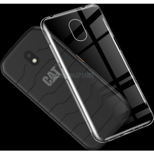Transparent Phone Case For Caterpillar CAT S42 Silicone Caso Protective Soft Black TPU Case For CAT S62 Pro Back Cover Capa Etui