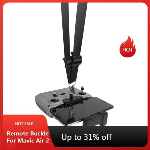 Sunnylife Lanyard Bracket Hanging Buckle Adjustable Stand Neck Strap for DJI Mavic Air 2 Remote Control Drone Accessories