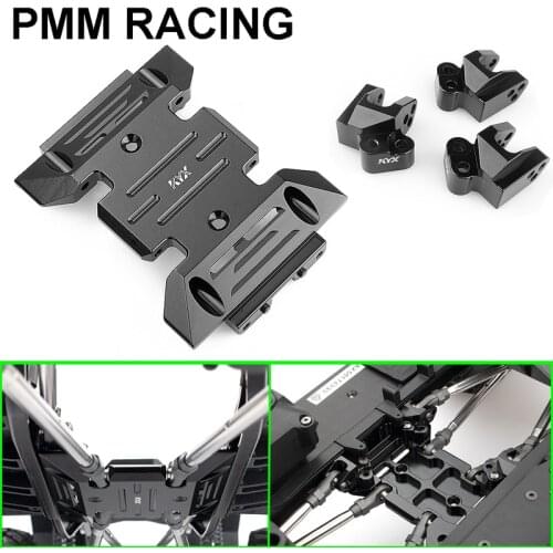 1set Aluminum alloy CNC chassis With pull code For 1/10 RC Crawler Car AXIAL SCX10 III AX103007 Upgrade parts