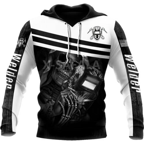 Welder Machine Art 3D Print Spring Autumn Hoodie Man Women Harajuku Outwear Zipper Pullover Sweatshirt Casual Unisex Style-3