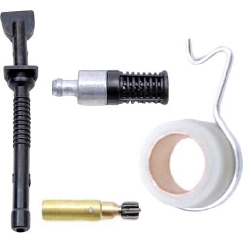 Fuel Line & Filter Worm Gear Oil Pump Filter Line for stihl Chainsaw MS180 MS170 018 017 Replacement