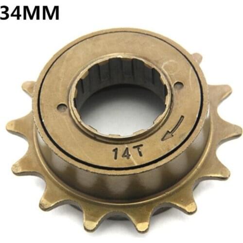 Q880 Free Shipping High quality 14 teeth flywheel single speed single stage bike flywheel 14 T diameter 34mm flywheel