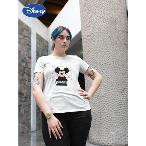 Legal Age Mickey Funny T Shirts Women Plus Size Harajuku Vogue Ropa Tumblr Mujer France Park Casual Disney Hipster White Y2K Top