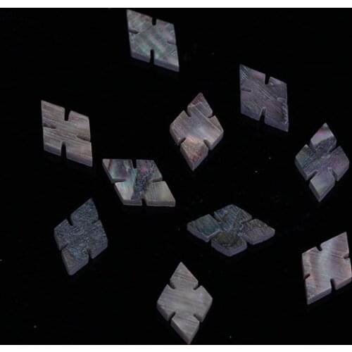 10pcs Diamond Snowflake Shell Dot Position Fingerboard Marker for Electric Guitar