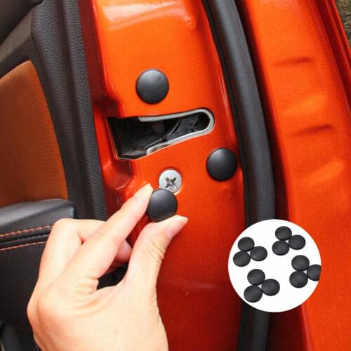 12PCS Car Door Lock Screw Protector Cover Accessories For KIA K2 K3 K4 K5 Sorento Sportage Optima Rio Ceed Cerato Venga Soul