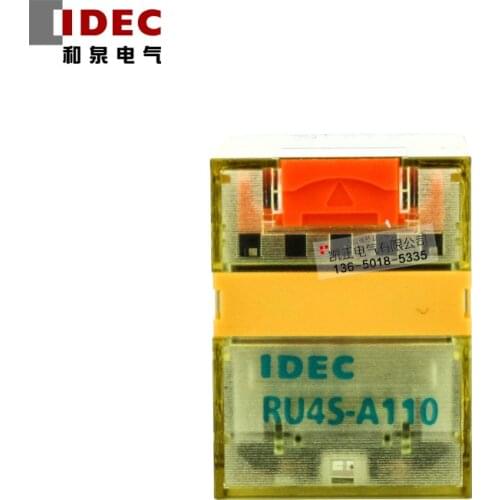 5 pieces New IDEC relay RU4S-A110 RU4S-A24 RU4S-A220 RU4S-D24 RU2S-A110 RU2S-A24 RU2S-A220 RU2S-D24 SM2S-05D SM4S-05D four open