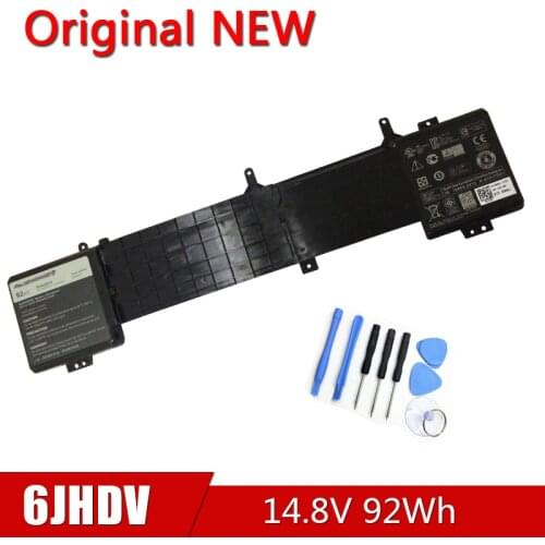 6JHDV NEW Original Laptop Battery For Dell Alienware 17 R2 R3 ALW17ED ALW17ER AW17R3 14.8V 92Wh YKWXX