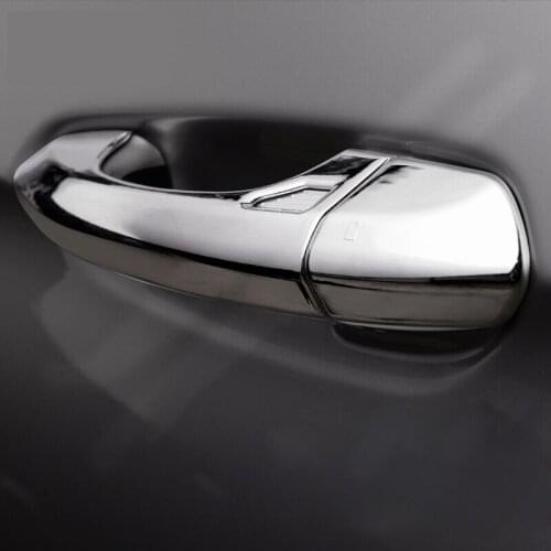 ABS Chrome for Ford Edge 2015 2016 2017 Accessories Car Door Protector Handle Decoration Cover Trim Chromium Styling