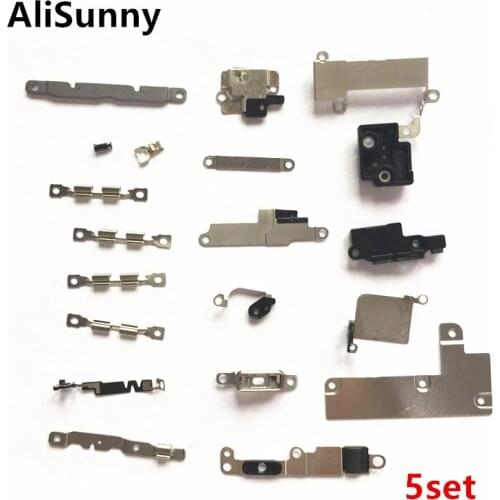 AliSunny 5set inner Metal Bracket Holder for iPhone 7 Plus 5.5'' 7G Inside Small Parts Shield Plate Set Kits Parts