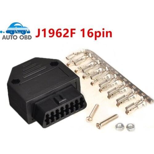 Car Diagnostic Tool J1962F OBD2 16 Pin Female Connector OBDII 16pin Connector Adaptor Free shipping