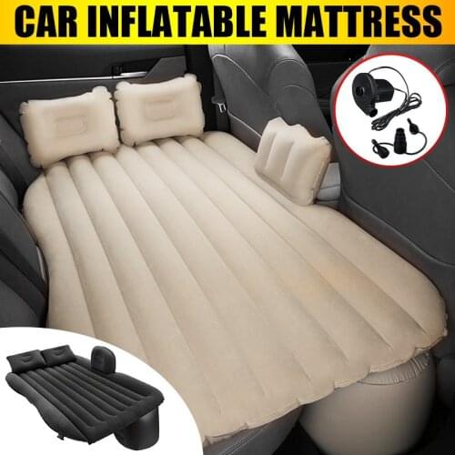 Car inflatable sofa Air Inflatable Travel Mattress Universal for Back Seat Multi functional Sofa Pillow Outdoor Camping Mat