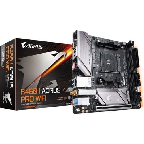 B450 I AORUS PRO WIFI motherboard AM4 interface Mini ITX motherboard performance small steel gun