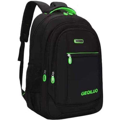 Large Men Backpack School Bags for Teenager Boys Junior High Student Bagpack Waterproof Nylon Backbag