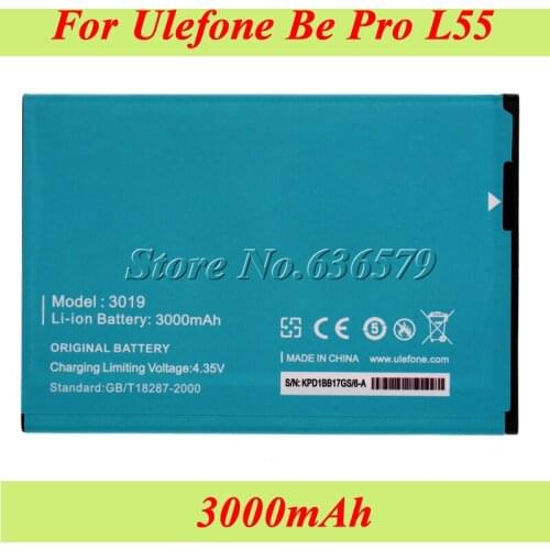 For Ulefone Be Pro 2 battery for Ulefone L55 Ulfone be pro Bateria Accumulator AKKU 3000mAh