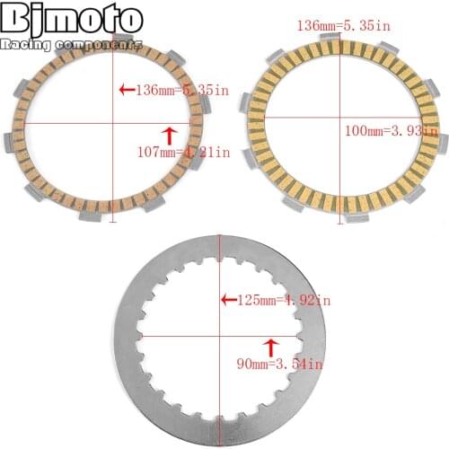 Clutch Friction Plates FOR BENELLI BN600GT BN600i BN600R BN600S BN 600GT 600i 600R 600S 600 I R S GT 22321-MN8-000 22202-MAE-000