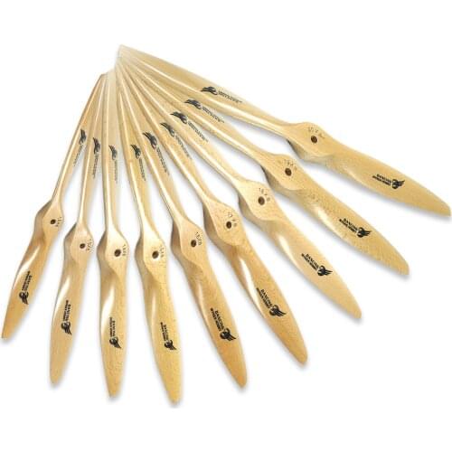 Dancing Wings Hobby 12-20inch CCW Wooden Beech RC Propeller for RC Airplane Nitro Engine and Gasoline Engine RC Parts