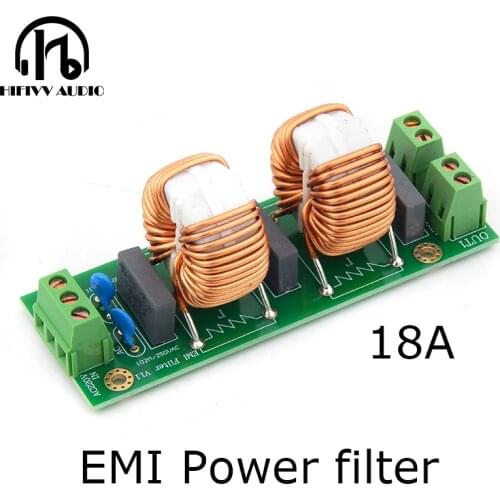 HIFivv audio power filter board EMI filter Board Preamplifier DAC amplifier power filter board 2A 4A 18A