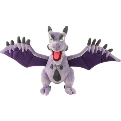 27CM NEW Pokemon Plush Stuffed Animal Toy Super Fossil Pterodactyl Aerodactyl King of The Sky Plush Doll for Children Gift