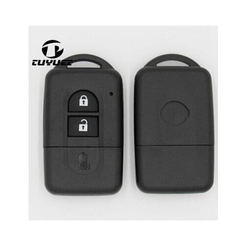 2 Buttons Smart Remote key FOB Case Shell For NISSAN MICRA QASHQAI JUKE DUKE XTrail NAVARA