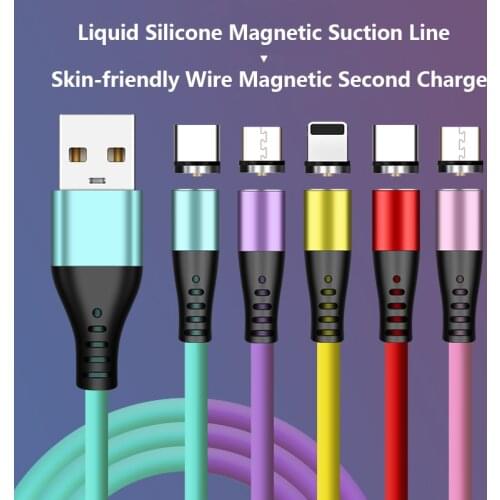 Fast Charging USB Cable Micro Type C Magnet Mobile Phone magnetic Data USB Charger For Xiaomi Samsung For Iphone 11 XR