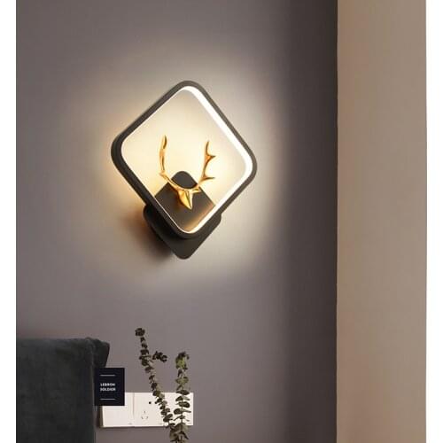 Wall Lamp for Bedroom Bedside Living Room Loft Stairs Corridor LED Modern Design Sconce Indoor Home Decoration Light Fixtures
