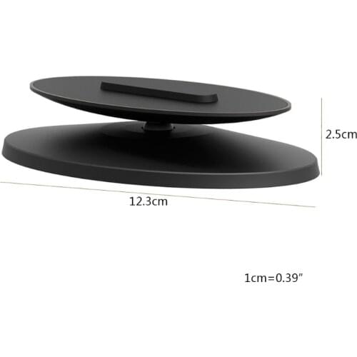 Anti-Slip Base Mount Bracket Adjustable Rotatable Magnetic Bracket Speaker Holder for-Amazon Echo Show 5 Stand W3JD