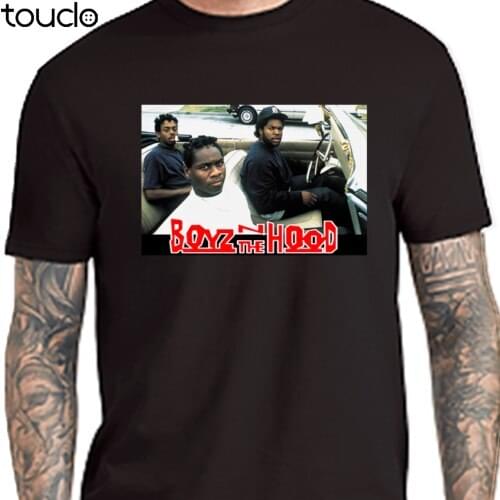 New Boyz In The Hood Ice Cube MenS 1991 Classic Vintage T-Shirt Ghetto South La
