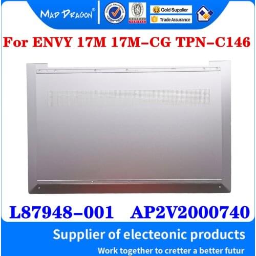 New Original L87948-001 AP2V2000740 For HP ENVY 17M 17M-CG TPN-C146 Laptop Bottom Base Lid Back Shell Lower Door Cover Silver