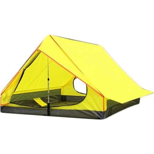 Portable A-Shaped Camping Tent Ultra-light Windproof Single Layer Tent Ultra Light Outdoor Equipment Camping Supplies