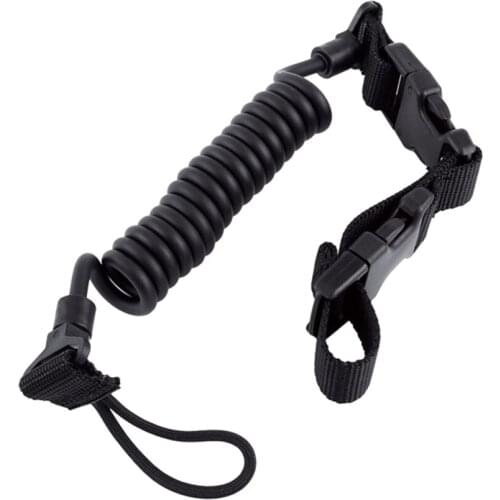 Durable Elastic Outdoor Tactical Safety Lanyard Quick Release Belt Extension-type Sling Adjustable Belt Combat Accessories