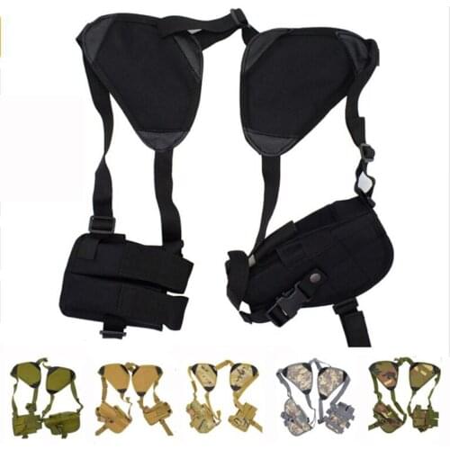 Adjustable Tactical Nylon Shoulder Holster Military Hunting Shooting Pistol Concealed Gun Holster Handgun Carry Shoulder Holster