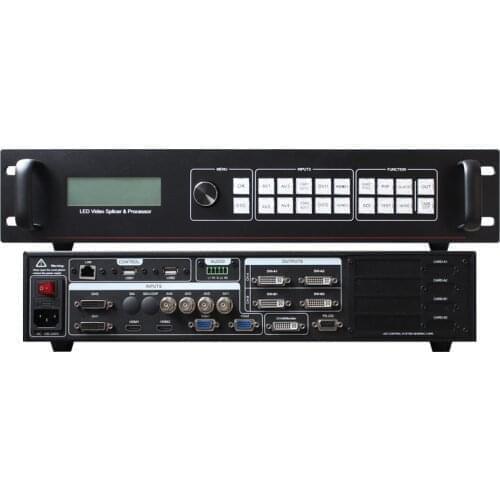 Ultra hd LED Video Screen Splicer install 4 pcs novastar msd300 linsn ts802d huidu t901 colorlight s2 led controller AMS-sc358