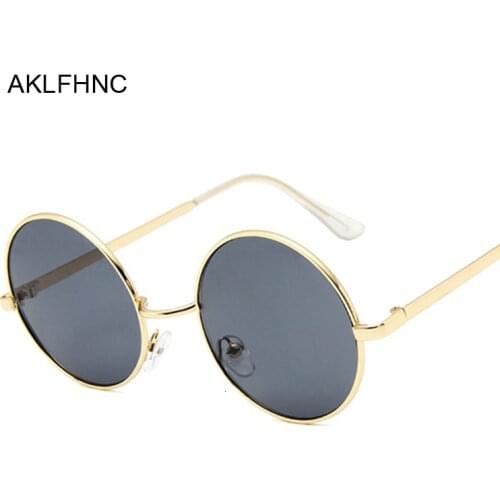 Round Sunglasses Men Women Trendy Brand Designer Sun Glasses Female Vintage Eyewear UV400 Male Driving Oculos De Sol Feminino