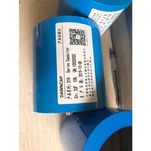 Ultra high voltage capacitor Pulse capacitor 2UF 10000V DC 10KV 120A film capacitor