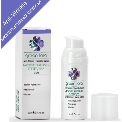 GreenLora Hyaluronic Acid Anti-Wrinkle Cream Anti Aging Moisturizing Skin Care Whitening Facial Cream Moisturizing 50 Ml