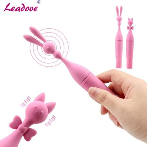 G-Spot Vibrator Rabbit Cat Vibrator Orgasm Vibrating Sticks Sex Toys for Women Clitoris Vagina Stimulator Nipple Massager ZD0272