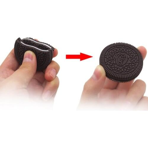 Magic Biscuit Bitten and Restore OREO Cookies Magic Tricks Accessory Close Up Gmmick Props Easy Magic Show for Children Learning
