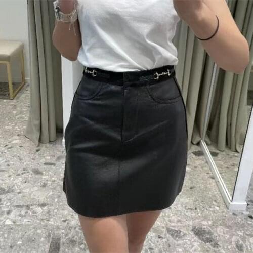 Zelopheha Women's Leather Skirts