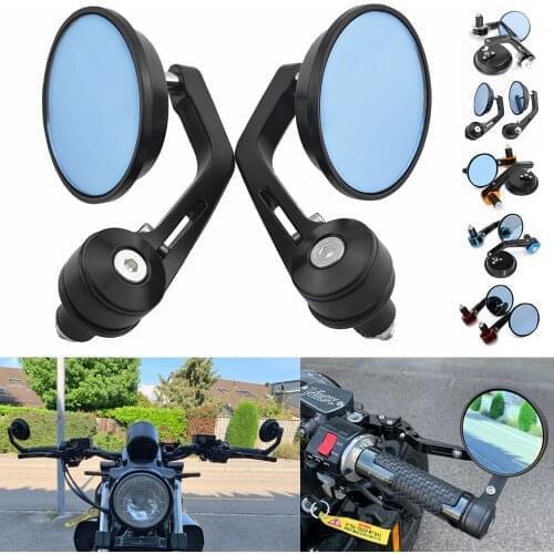 7/8" Fit For Kawasaki Ninja 400/650 Z400 Z650 Z900 Z1000 SX Pioneer Rancher Rebel Recon TRX Rear View Mirror Handle Bar End Cafe