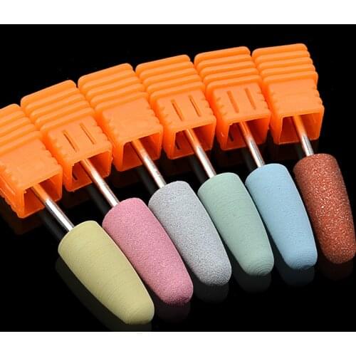 1 Pcs Silicone Nail Drill Bits DIY Nail Poishing Grinding Electric Machine Manicure Drills Accessories Tools