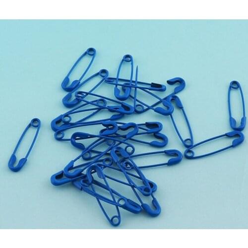 100-500pcs 19mm Navy blue Safety Pins Mini Copper Pins Scarf pins Brooch Pins Knitting Cross Pins DIY Pins for Garment
