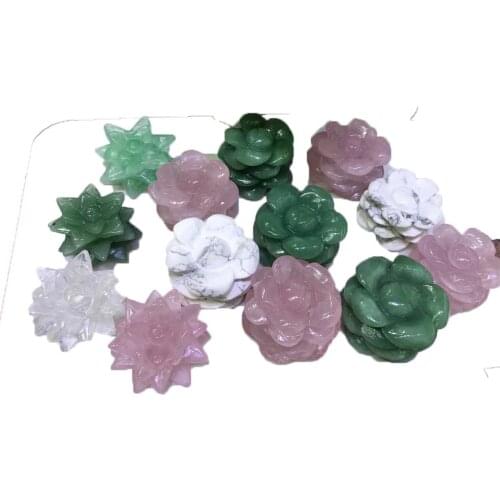 1pcsNatural Crystal Obsidian White Turquoise Green Dongling Powder Crystal Sculpture Fashion Desert Rose Healing Reiki Quartz
