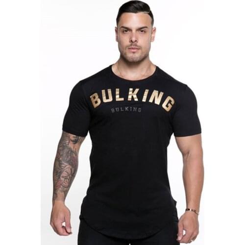 2018 New Brand clothing Gyms Tight t-shirt mens fitness t-shirt homme Gyms t shirt men fitness Summer tops Size M-3XL