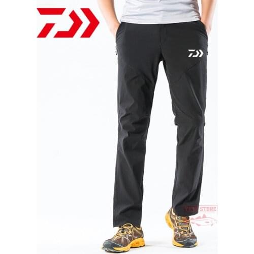 2021 Daiwa Fishing Pants Outdoor Quick-drying Pants Mens Thin Fishing Clothes Summer Hiking Pants Loose Breathable Sports Pants
